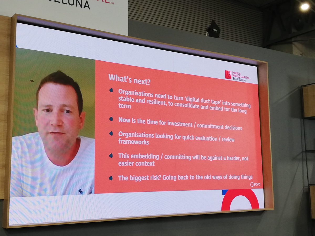 m4_social's tweet photo. I ara què? exposa @David_McNeill de @scvotweet:
👉Les entitats han de ser més resilients amb una mirada a llarg termini.
👉 És moment d'invertir.
👉 Avaluar el que s'ha fet.
👉 El ric més gran: tornar a maneres de fer "antigues".
#MWCSocial #MWC2021 https://t.co/buWfERk26Y