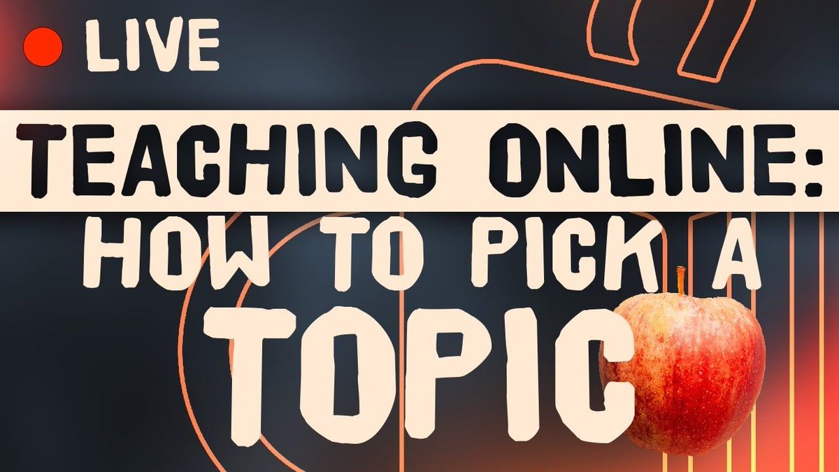 CioaraJeremy's tweet photo. Join me in about an hour LIVE to discuss Teaching Online and How to Pick a Topic. It's not just for technology! #viatto #veeya #howtoteachonline
https://t.co/XEOs2cYwbq https://t.co/DqalIktgqT