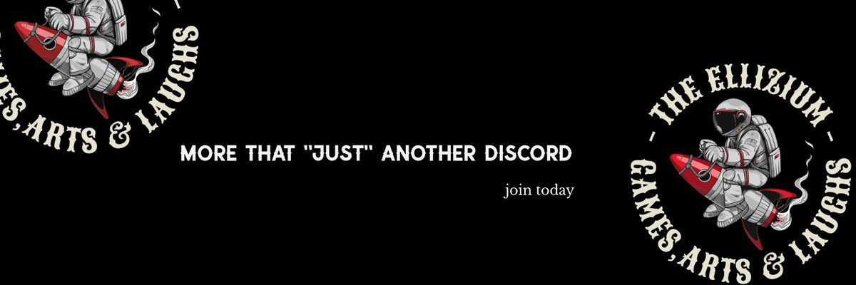 DirtyMisfitz's tweet photo. Today is a Big day! We are officially open as @TheEllizium 

Much more than a Discord, it's a place to call home and to make lifelong friends, featuring Games, Stream, Squiggles n' Giggles and much more.

Come join in, we're just waiting to meet ya!

https://t.co/26frhHGqIL https://t.co/9e2yvfYDAM