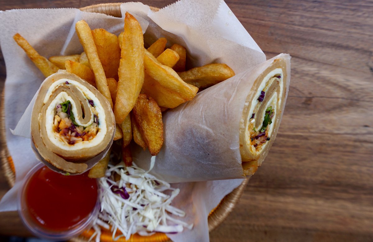 Just because we are locked down doesn’t mean you should  keep your stomach locked up. Call chef Moses on 0751906789 for the best rolex and chapati in industrial area. #SolarPower #Foodcart #Uganda