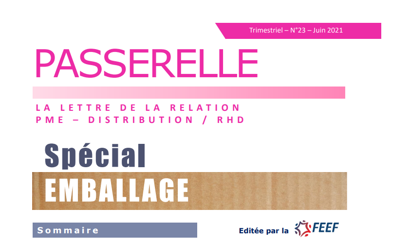 VIENT DE PARAITRE. Passerelle Special Emballage , la newsletter de la collaboration PME-Distributeurs éditée par <a href="/FEEF_France/">@FEEF_France</a>  feef.org/document/passe… #Emballage #Vrac #Recyclage  CC : <a href="/Auchannews/">Auchan Retail</a> <a href="/Biocoop/">Biocoop 🌱</a> <a href="/Groupe_Casino/">Groupe Casino</a> <a href="/Adelphe_fr/">Adelphe</a> <a href="/citeofrance/">Citeo</a> <a href="/tb_vergers/">T&B Vergers</a> <a href="/ifrappat/">Isabelle Frappat</a>