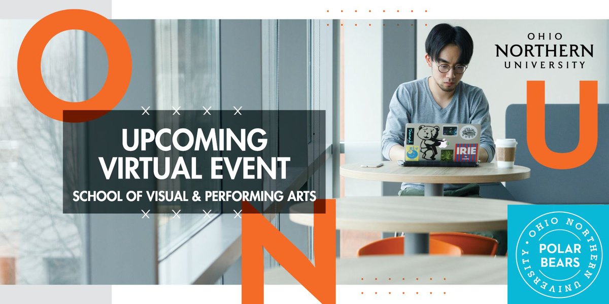 Interested in studying art or design? Join us for an upcoming virtual event featuring the programs in #GraphicDesign, #ArtEducation, #StudioArts &amp; pre-art therapy in the School of Visual &amp; Performing Arts.

Wed., July 7, 7PM
Register today! bit.ly/3qFIx1Z
#OhioNorthern