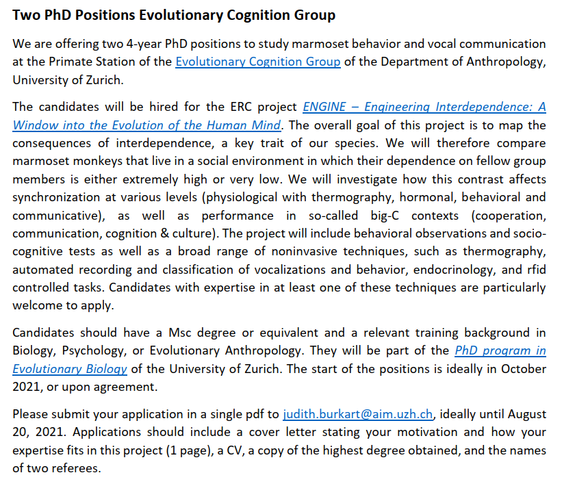 Evolutionary Cognition Group tweet media