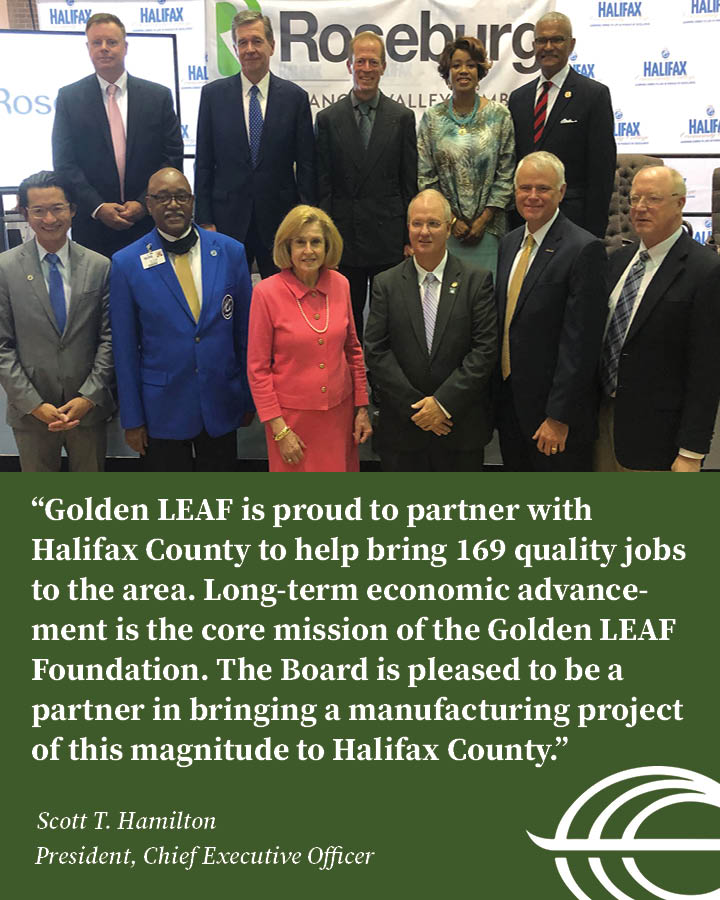 Congratulations to Halifax County! Today, <a href="/ncLEAFchief/">Scott T. Hamilton</a> <a href="/sth_scott/">Scott Hamilton</a> &amp; partners joined <a href="/NC_Governor/">Governor Josh Stein</a> for the announcement that forest product manufacturer, <a href="/RoseburgCo/">Roseburg</a>, will set up a new facility in Halifax County, creating 137 #jobs and investing $200M in the town of #Weldon.