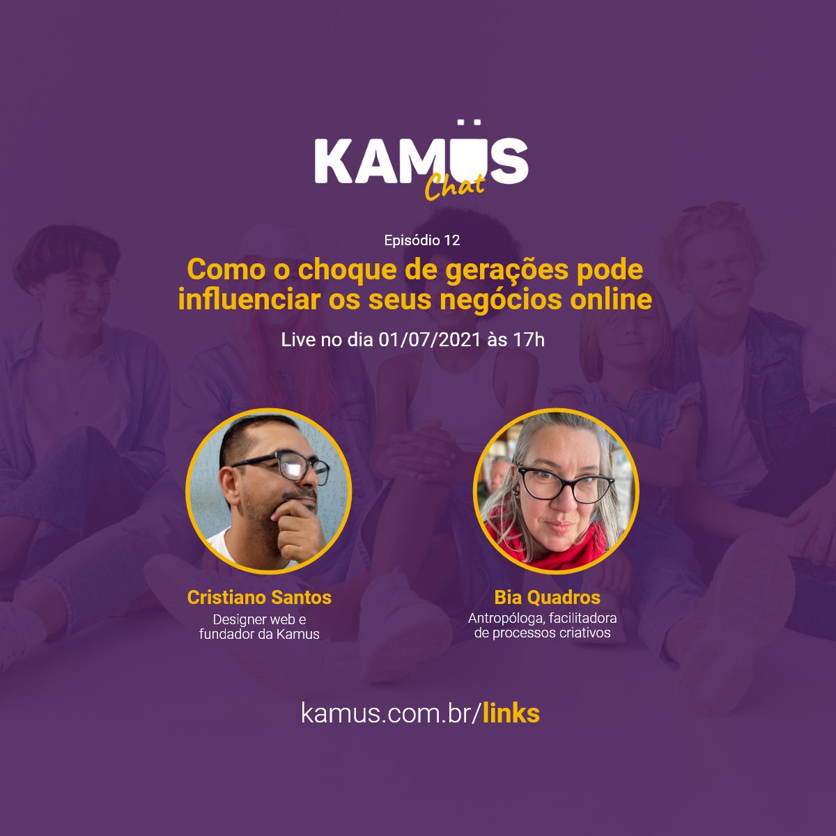 kamuscombr's tweet photo. No episódio da #KamusChat de hoje eu chamei a antropóloga @biattrix para conversarmos sobre as diferenças e as motivações das várias gerações.

Não assistir é cringe!

https://t.co/aQCMdqYxWc

#KamusChat
#BabyBoomers #GeracaoX #GeracaoY #GeracaoZ #Millennials #Comportamento https://t.co/fUYNHjAVeA