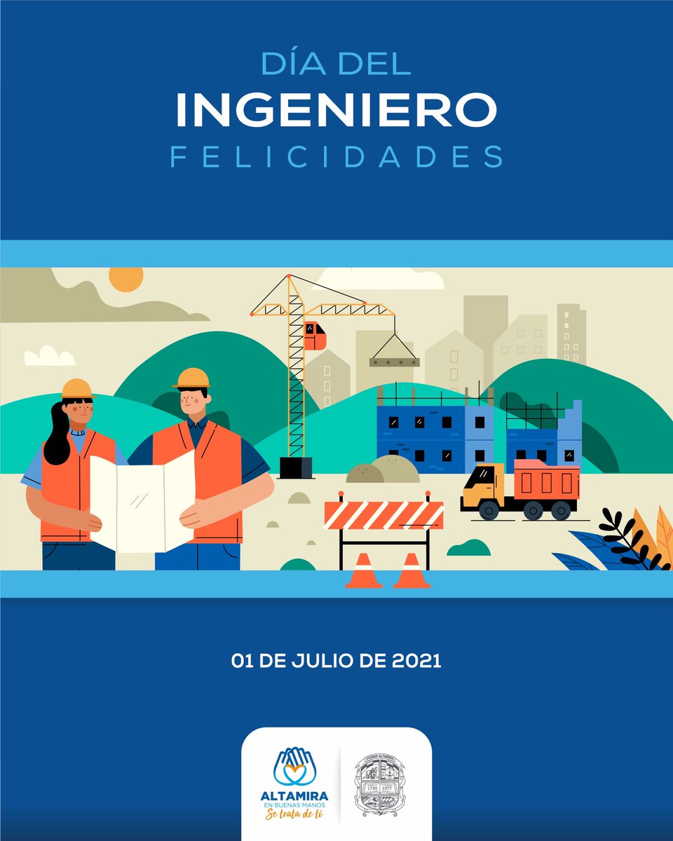 GobAltamira's tweet photo. Hoy celebramos el día del ingeniero.

¡Muchas felicidades! https://t.co/yQ3ZOD70ta