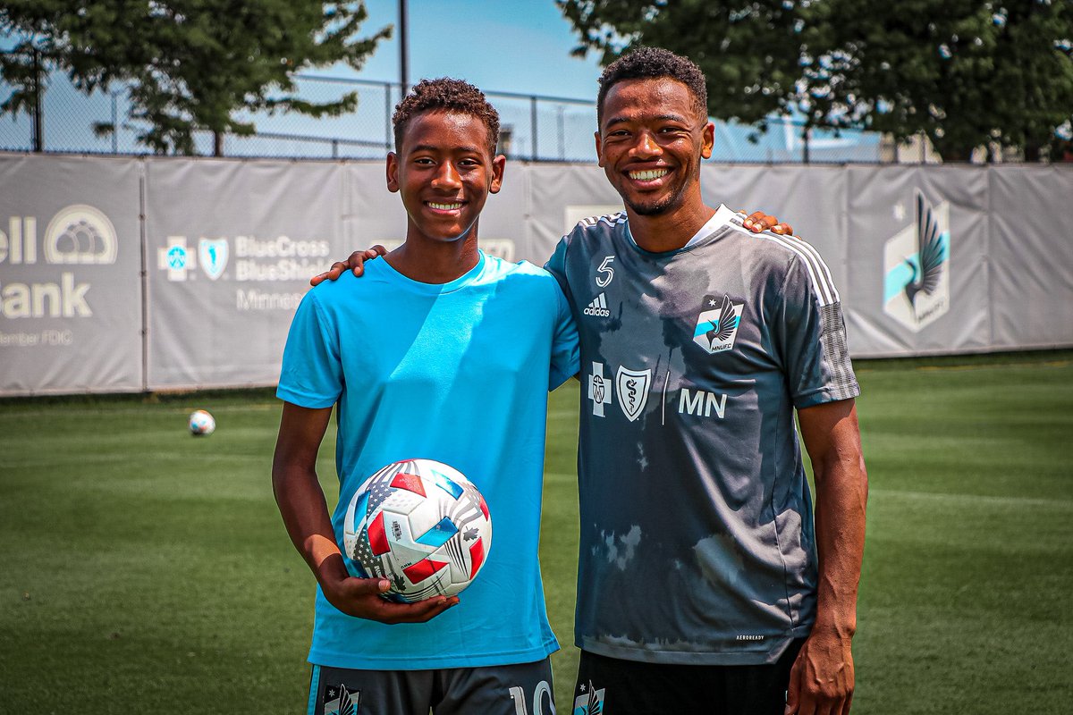 Football is Family. 

Jacori’s younger brother, Braxton, swung by training this afternoon.