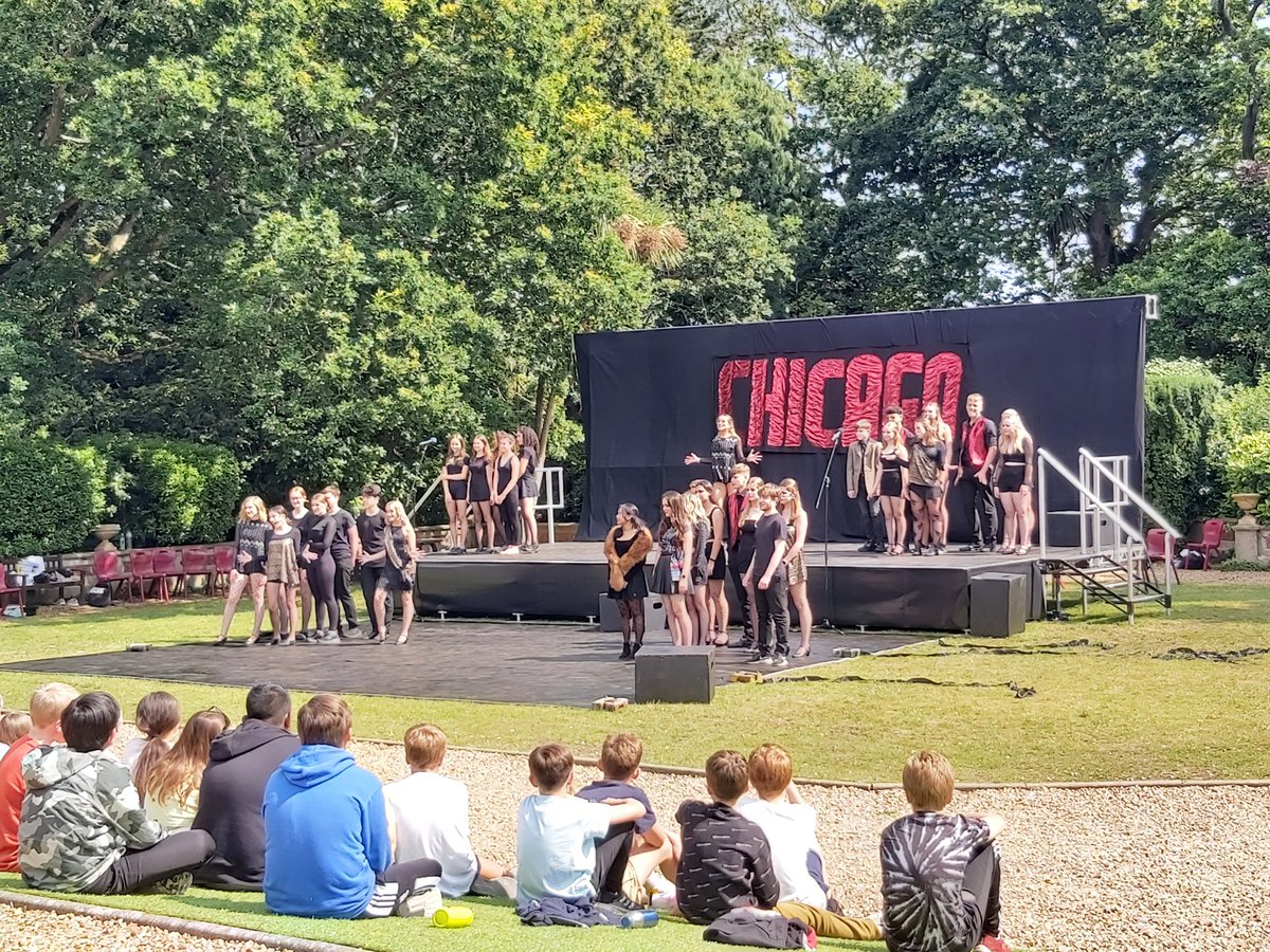 BCSDrama's tweet photo. Year 7&amp;8 were treated to an afternoon at the theatre, watching the older @BCS_Senior students in Chicago today. Such an amazing example for them to aspire to! #chicagothemusical #theshowmustgoon https://t.co/UTm7RtrfYf