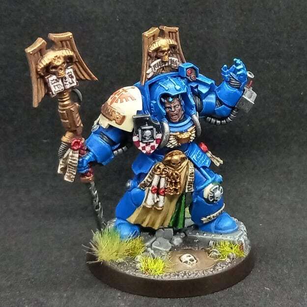 IntoTheMoshpit's tweet photo. Bibliotecario Rhamiel en armadura exterminadora / Rhamiel, librarian in terminator armor #deathwing #terminatorlibrarian #darkangels #adeptusastartes #spacemarines #warhammer40k #wh40k #40k #warhammer40000 #warhammer #paintingwarhammer #warhammercommunit⦠https://t.co/dJOx45JCjc https://t.co/89TqJNUE55