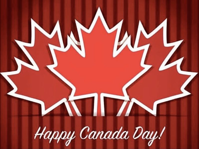 This holiday weekend begins with Canada Day. To all of our Canadian friends, enjoy the day!