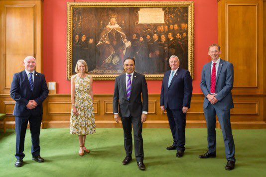 A poignant, formal ceremony at Barber Surgeons to mark the opening of the College and induction of Dr Abhi Pal <a href="/AbhiPal87/">Abhi Pal</a> as our President. Quite a moment!