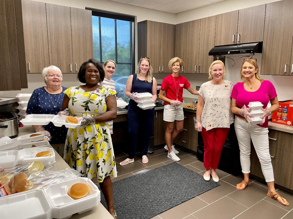 nsookc's tweet photo. Despite the rainy weather, today was a special day at NSO. 

Each year, our wonderful group of board members take the time to pack and deliver food for our annual 4th of July lunch, provided to our Palo Duro I and Palo Duro II residents. https://t.co/RF2HqutMsM