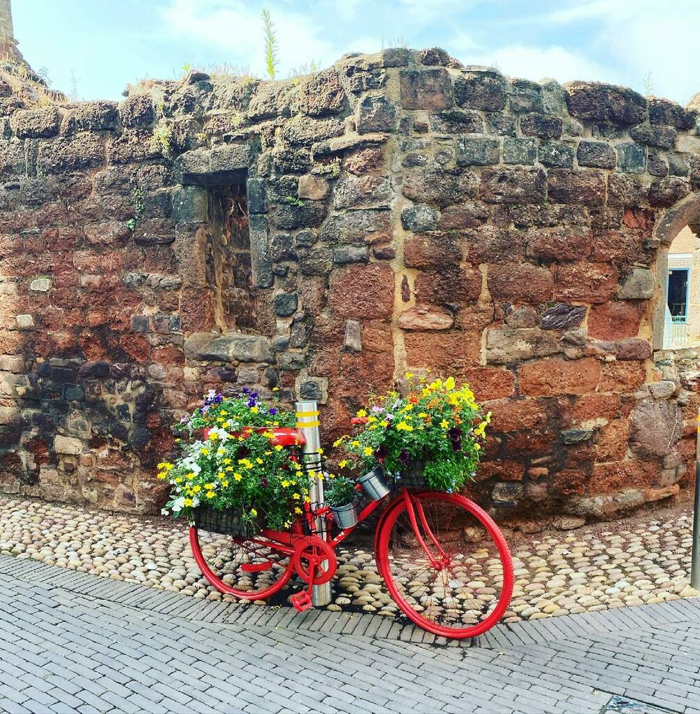 Spotted this beautiful bicycle in Exeter this morning 💐😍

If I’d been rushing past I most likely would have missed it. Slow down and don’t miss the little things that might just brighten your day 🙏🏻 

#gratitude #littlethings #redbike #flowers #exete… instagr.am/p/CQy4hfZjngs/