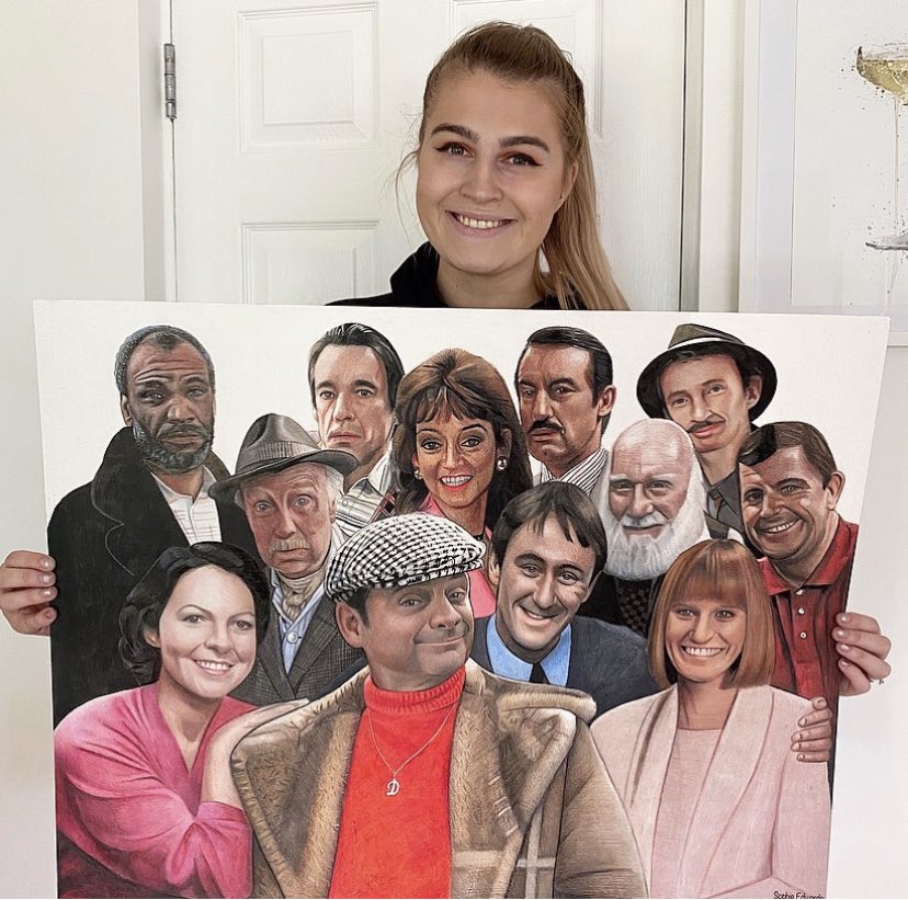 Drawing I did of Only Fools and Horses. Please share 🙌🏻