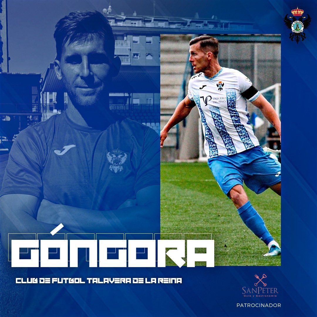 CFTalavera's tweet photo. 2021-22 🔥 | GÓNGORA (@Gongora_3) el MEJOR 🔝 lateral izquierdo de la categoría SE QUEDA! 

🤩🔥🚀🙌🏽 ¡Estamos construyendo el mejor proyecto para la ciudad! 💇🏼🚀⚽️🔝💙 #GOAT 

👉🏽Patrocinado por #Joker 

#OrgulloCerámico | #CFT https://t.co/zOFJOkpUll