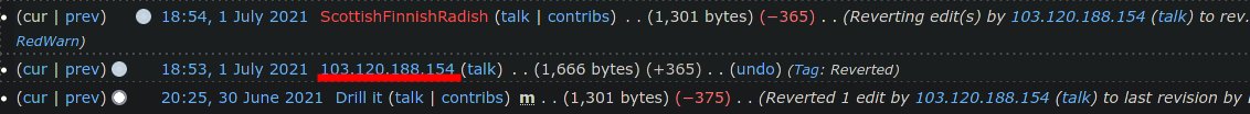 imkuds's tweet photo. The one thing the scammers don't realise is that every time they edit the page it publicly displays their IP, which is quite humorous as it can help scambaiters trace them a lot easier in some cases https://t.co/VOGHllrySH