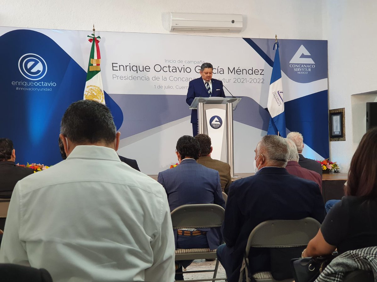 canacotlalne's tweet photo. El día de hoy, teniendo como sede las instalaciones de la CANACO Cuernavaca, dio inicio la campaña del Lic. Enrique Octavio García Méndez, candidato a la Presidencia de la Confederación de Cámaras Nacionales de Comercio, Servicio y Turismo (CONCANACO SERVYTUR). https://t.co/RF1waJDZod