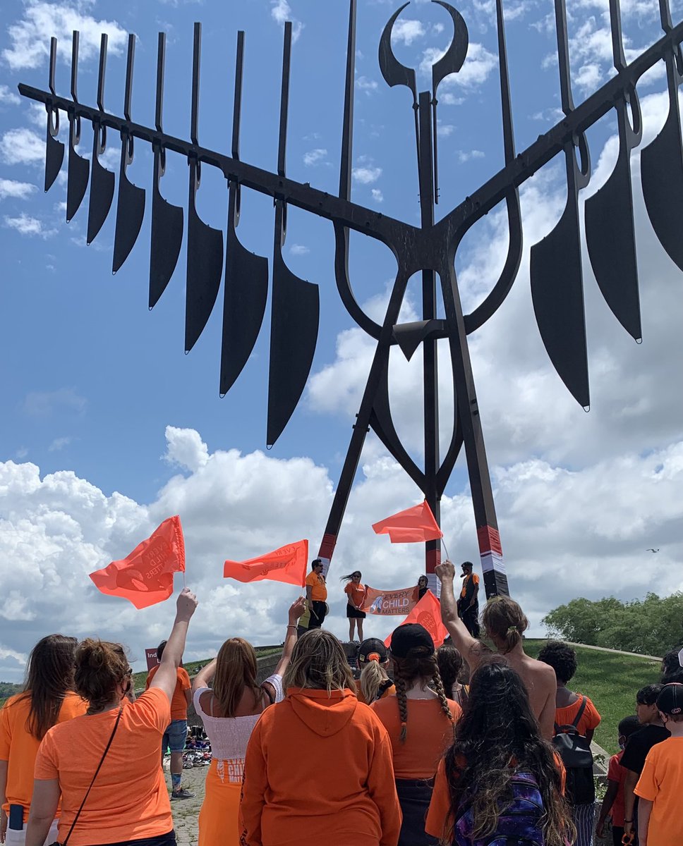Today was a day for reflection. 🧡 #everychildmatters