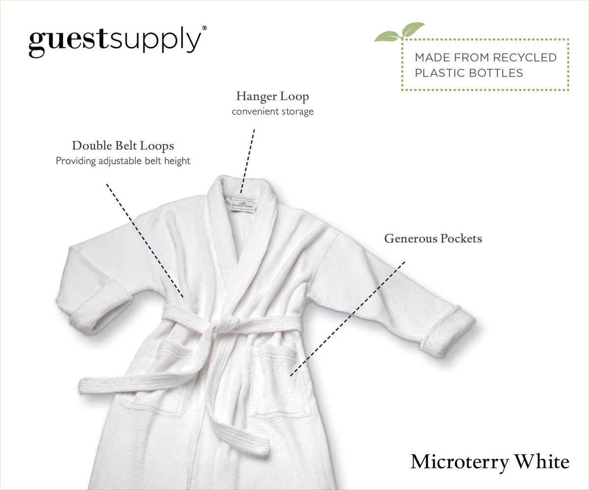 Guest Supply (@syscoguestemea) on Twitter photo The utra soft microterry bathrobe from Boca Terry is polyester material, made from 100% recycled plastic bottles!
guestsupply.co.uk/Products/produ…
Get in touch on to place an order on 01733 384 100 or email sales@guestsupply.co.uk
#hotelindustry #bathrobe #recycledmaterials The utra soft microterry bathrobe from Boca Terry is polyester material, made from 100% recycled plastic bottles!
guestsupply.co.uk/Products/produ…
Get in touch on to place an order on 01733 384 100 or email sales@guestsupply.co.uk
#hotelindustry #bathrobe #recycledmaterials