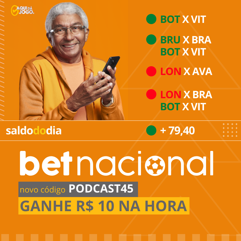 Podcast45's tweet photo. Agora, nas lives do nosso canal no Youtube e na Twtich, temos um quadro com análises e dicas ao vivo no @betnacional. No 1º dia, #FazMe😃. Saldo positivo e uma lição: #LondrinaNuncaMais
...
Abra sua conta e já ganhe R$ 10 livres com o código PODCAST45.
https://t.co/YwsQzc3ILf https://t.co/asMRyqWIXo