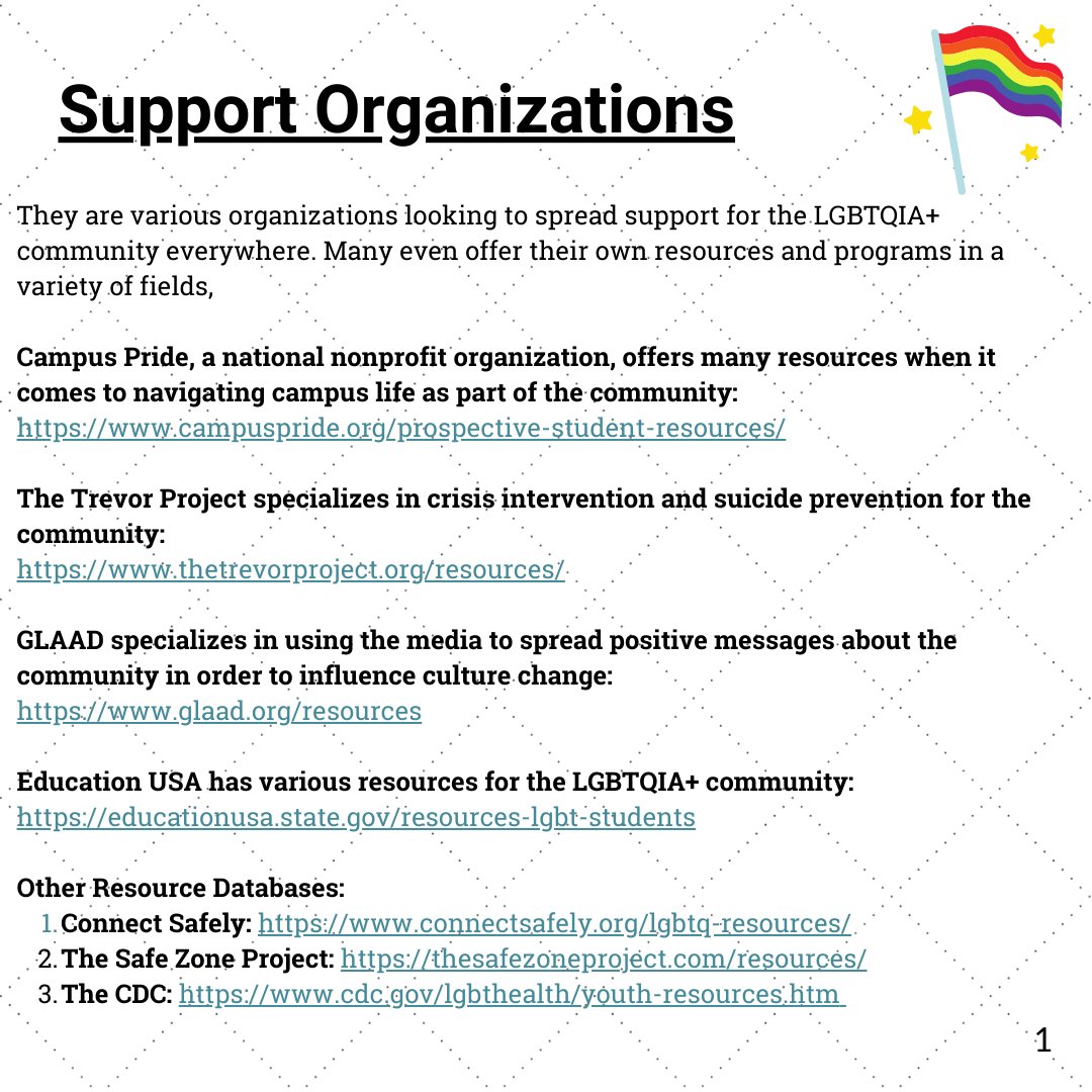 UNLVRMG's tweet photo. As we look back at #Pride, we acknowledge that the issues faced by the LGBTQI+ community are still vastly real and present. RMG is one with the  community and are taking the steps to ensure equality and self-acceptance! 
Links from our resource guide can be found in our bio. https://t.co/PbrtaLKBZy