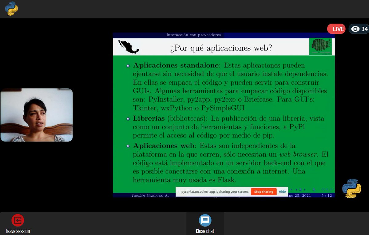 Entre nuestras ponentes de #WIDSMEXICOCITY 2021 también estuvo Tzolkin Garduño quien ha incursionado en las mátemáticas aplicadas al cómputo y otros desde la perspectiva de aportación y crecimiento social con "Creando un app de descarga de series de tiempo financieras"
