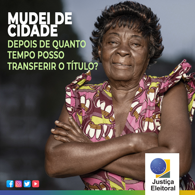 TRESPjusbr's tweet photo. O eleitor que mudou de cidade precisa estar morando há pelo menos 3 meses no novo endereço e ter feito o alistamento ou última transferência há pelo menos 1 ano para que possa solicitar a transferência do título! O pedido, você faz pelo site do TRE-SP! #JEonline #seuvotofazopaís https://t.co/aeGzNlTsfm