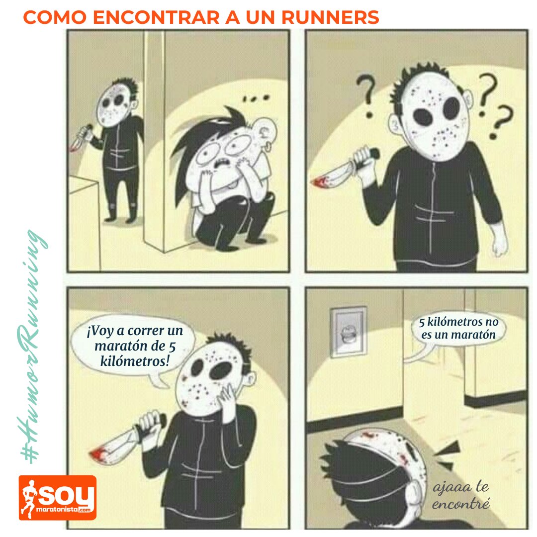 soymaratonista's tweet photo. ¿Sabías que hoy es el día internacional del chiste? Pues así es... #SoyMaratonista #HumorRunning #DiaInternacionaldelChiste #Diadelchiste https://t.co/WJZ4Ia4Tu4