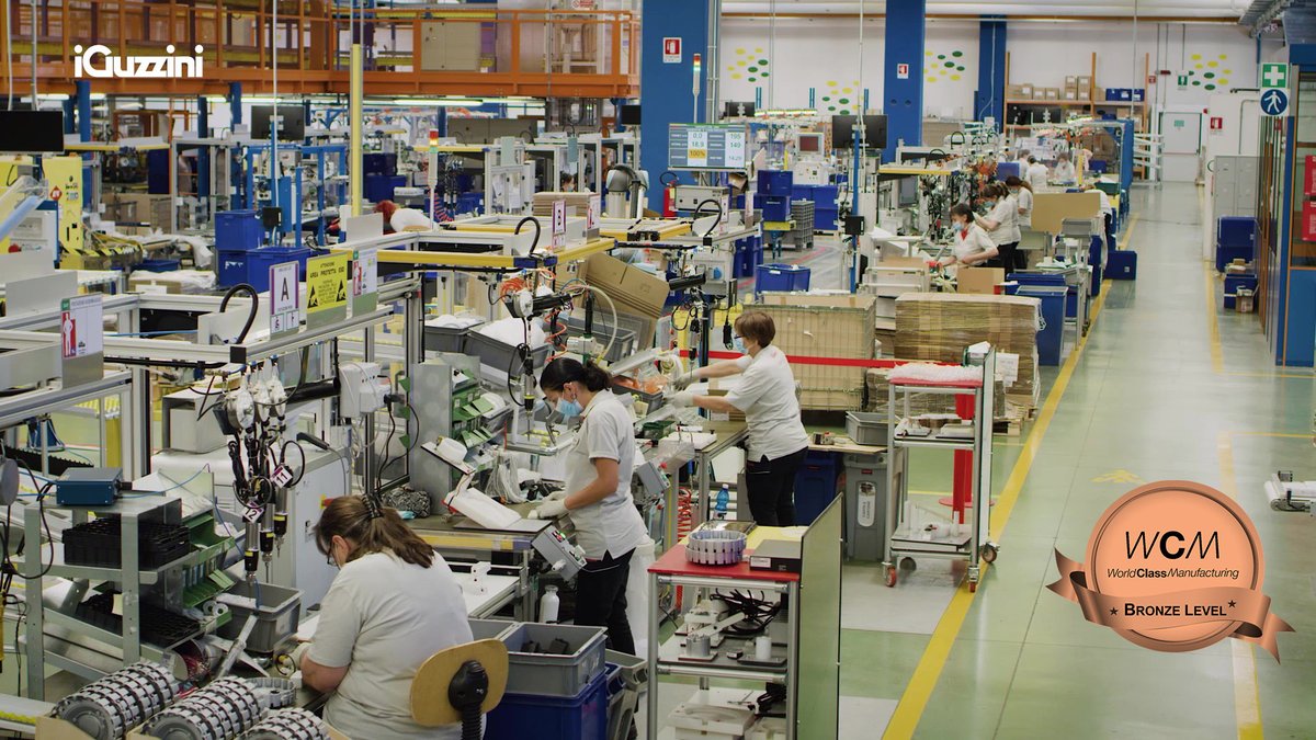 iGuzzini's tweet photo. The iGuzzini production plant in Recanati has achieved the Bronze level under the WCM program. A great achievement, a further step in the company's sustainable growth strategy. https://t.co/x2yU946kmI
