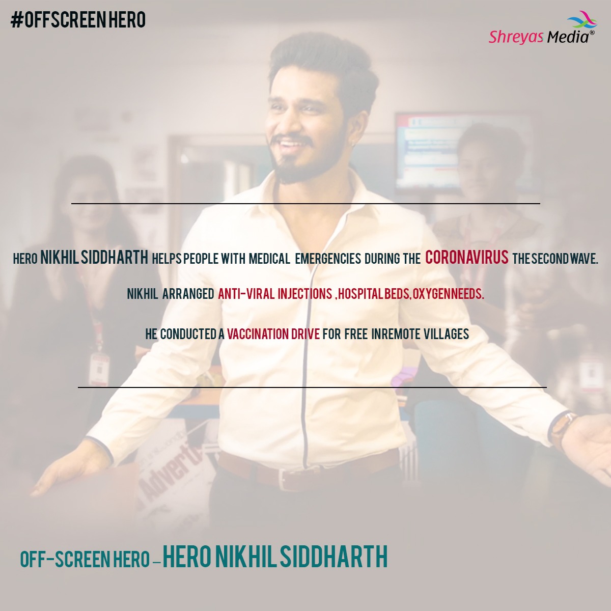 shreyasmedia's tweet photo. @actor_Nikhil ❤😍
#offscreenhero #NikhilSiddharth https://t.co/yA9khI3w8w