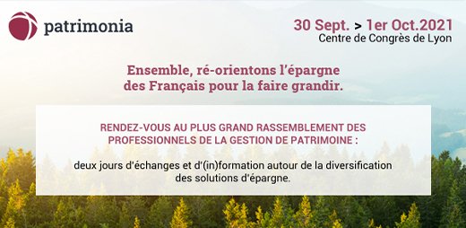 Patrimonia 2021
Nous vous donnons rendez-vous les 30 septembre et 1er octobre prochains au centre de Congrès de Lyon. En tant qu’adhérent de notre association, vous bénéficiez de l’entrée gratuite ! 
Inscription ➡️ patrimonia.fr/content/formul…