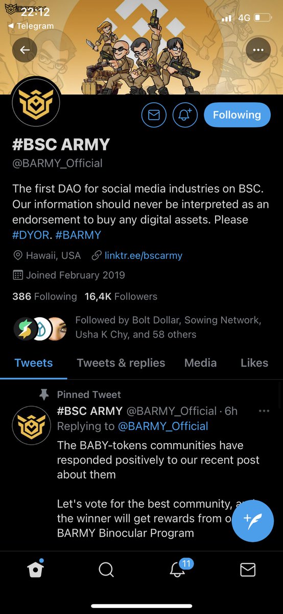 Mulcf's tweet photo. @BARMY_Official @newinu_official @ronnie_184 @CryptoKattyB @BinanceChain @BARMY_TR @Bscx_space @launchzoneann @bsc_daily @BartBSC @PKGreen68 @Laura101618 @MabelKelly68 
Lets join withe me https://t.co/TsZsjWeMgI