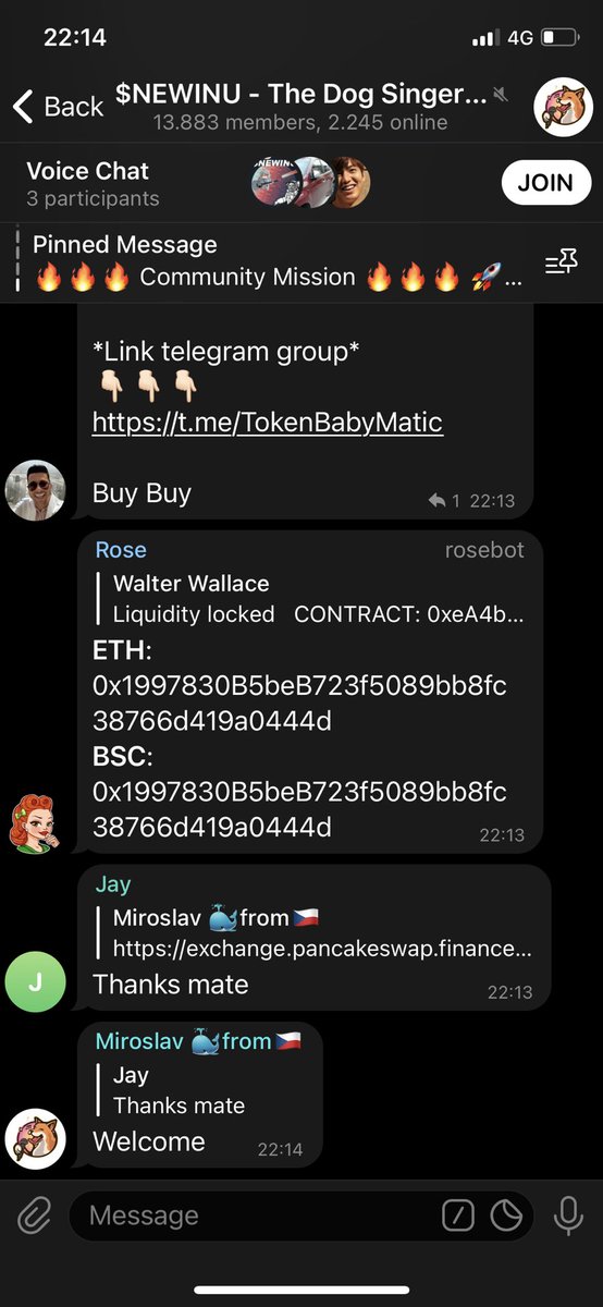 Mulcf's tweet photo. @BARMY_Official @newinu_official @ronnie_184 @CryptoKattyB @BinanceChain @BARMY_TR @Bscx_space @launchzoneann @bsc_daily @BartBSC @PKGreen68 @Laura101618 @MabelKelly68 
Lets join withe me https://t.co/TsZsjWeMgI