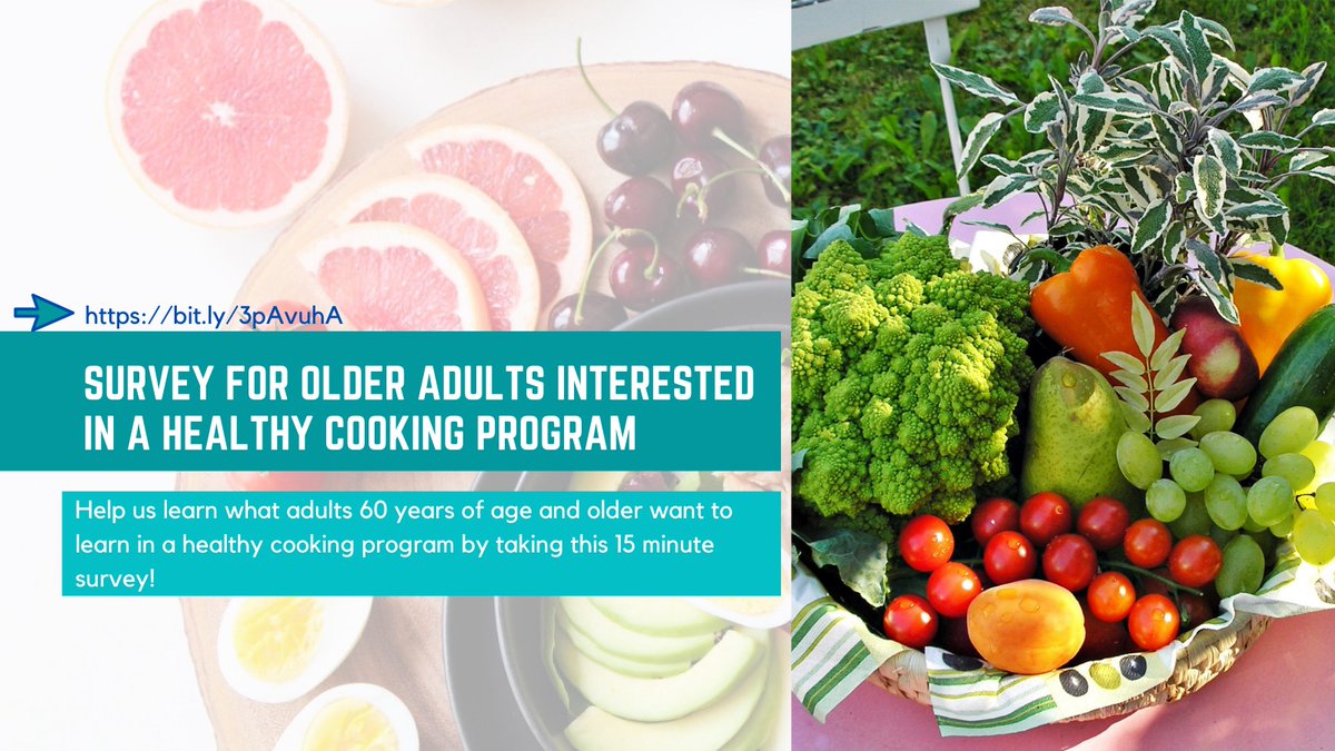 Last chance to help us with this study on cooking behaviors!