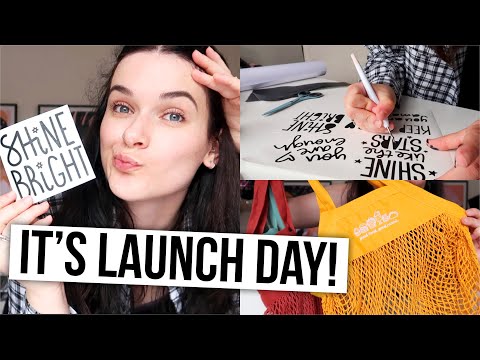 LAUNCH DAY ⚡️ Behind The Scenes | Small Business Studio Vlog youtube.com/watch?v=rxW0OS…