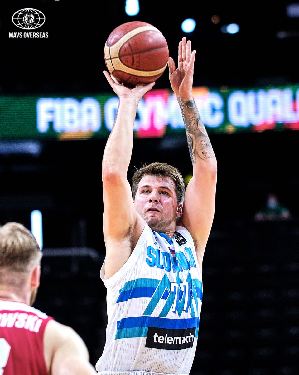 dallasmavs's tweet photo. Another big W for @luka7doncic and Slovenia 💪

18 points, 6 rebounds and 10 assists for LD 🔮 #MFFL https://t.co/VsD8mjgqkG