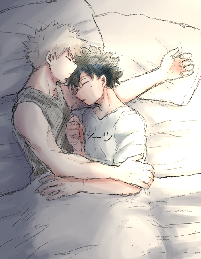 職英同居日常DAY6
祝好眠。

#勝デク 
#katsudeku 
#MyHeroAcademia 
#ヒロアカ 