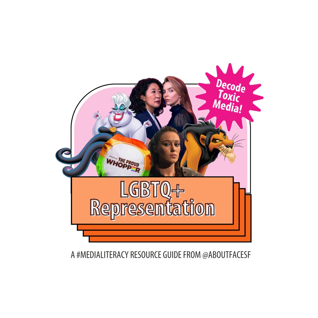 LGBTQ+ inclusive movies and shows have become more popular in mainstream media in the past few years. But we have a long way to go to reach meaningful representation. We’ve curated a resource guide to help you decode toxic media messages. Check it out: bit.ly/LGBTQRepresent…