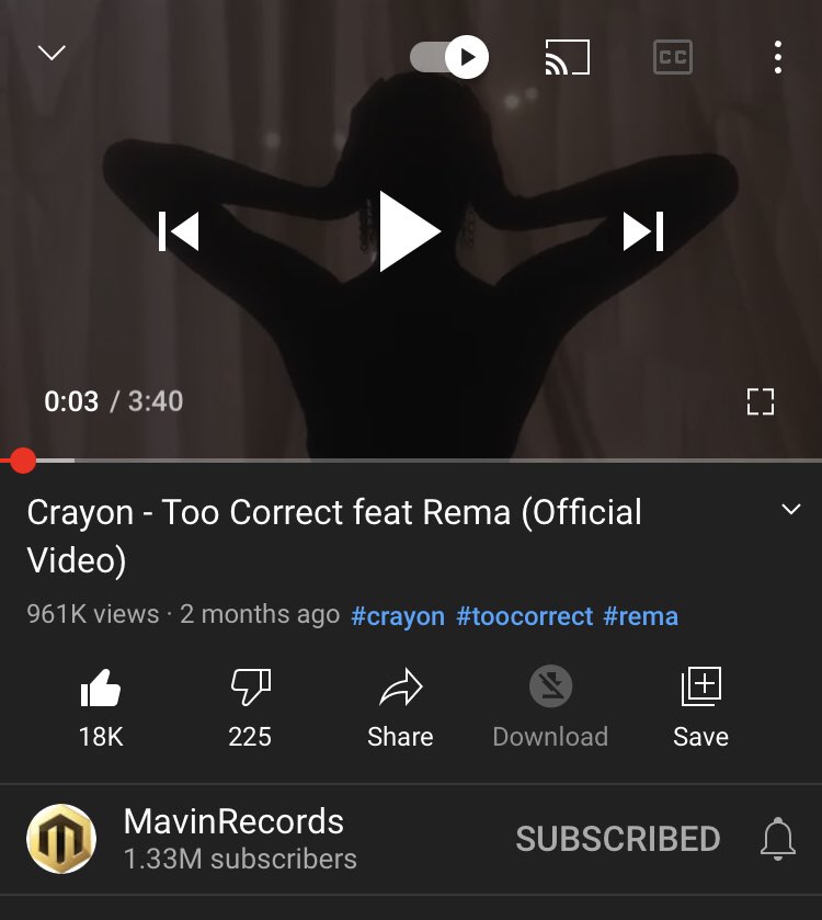 CrayonTroops's tweet photo. @crayonthis x @heisrema - #TooCorrect Visuals 🎥🌪🦇
Road to 1 Million before this week runs out. Let’s goooo #CrayArmy🌪
⏯ https://t.co/wWVmFD0vQ4 https://t.co/Y1WEh5VEBG