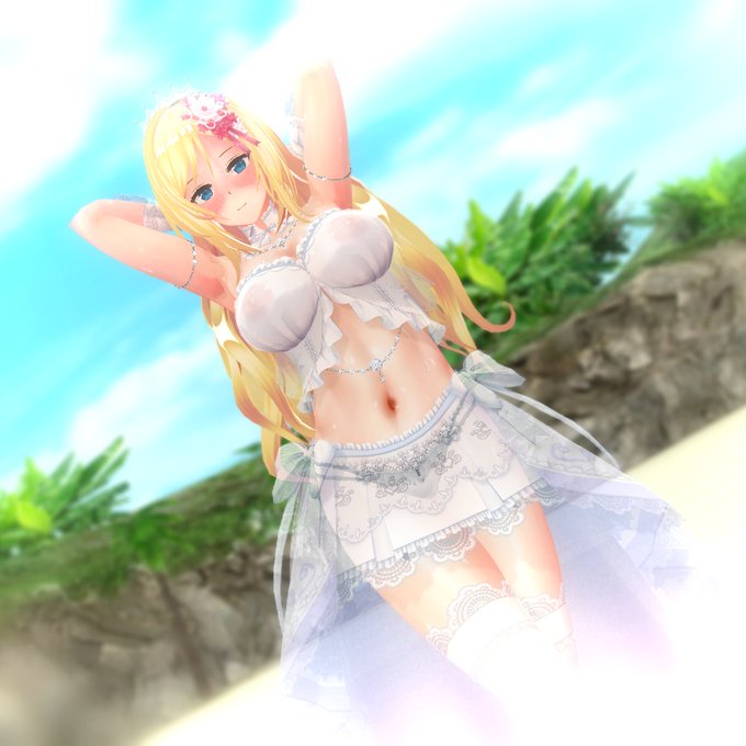 セクシーグリッターセットを3割ほど透過させてみた 