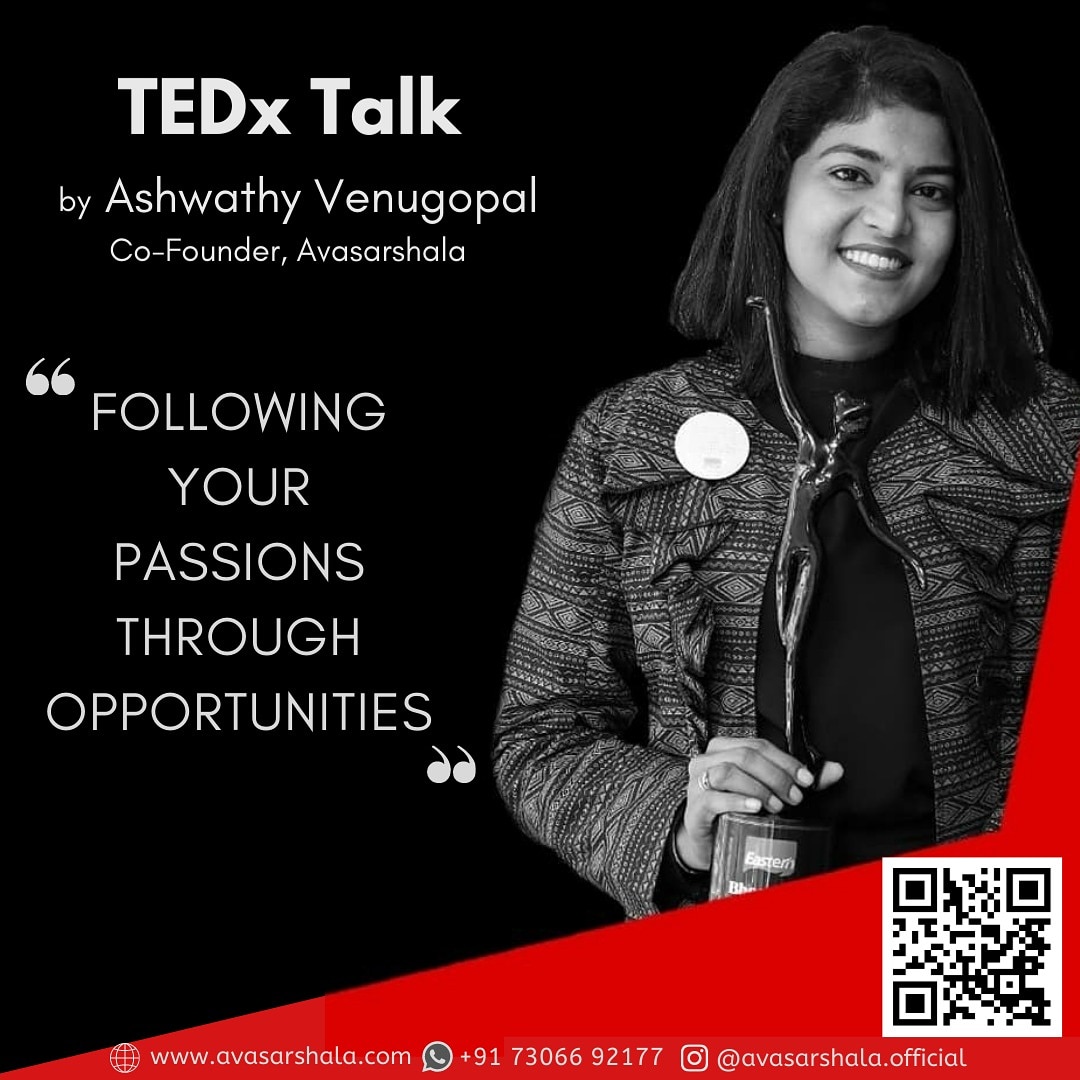 AshVenu7's tweet photo. Ever wondered- "What if..." ?
It is possible for almost anyone to pursue their passions. 🎯
Learn a secret recipe- the "🔤" recipe to grab any opportunities.🗝️

My TEDx Video has been published 😀👇🏼 
https://t.co/ZqF3Lc5k7j

#tedx #tedxtalks #opportunities
#avasarshala https://t.co/NCYnFlUkGo