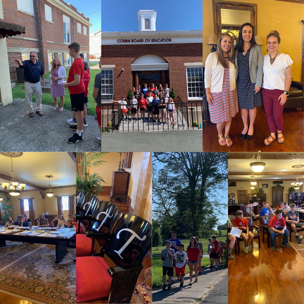 CMSredhounds's tweet photo. #TBT to the Day 4 of @cmsredhounds Great Debaters, visiting Tipton & Tipton Law. Sarah Tipton Reeves discussed credibility, hard work, & the work of being a lawyer! Thanks to the Tiptons for sharing their offices, time, & some Corbin history! #uncommoncommunity #everyonematters https://t.co/d7typS9Spw