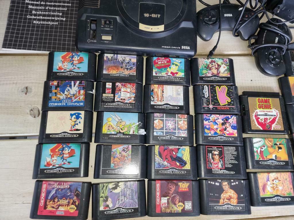 Always a good day at the flea market! Found some Megadrive games + console. The Best €10 I Ever Spent! Not in the greatest shape, but at €10, I can't complain! #Sega #Megadrive #Retrogaming #16bit😄🎮