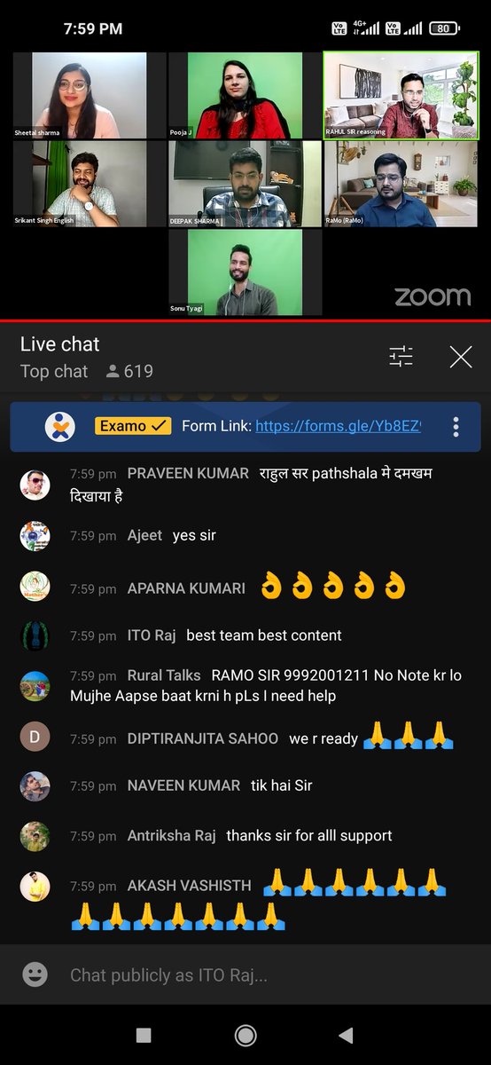 subhamraj5's tweet photo. Thoroughly enjoy this #Abhyaas21 challenge celebration .👍👍👍
Thank you @ExamoOfficial team
@RaMoSirOfficial @SrikantSir 

Hum apko sungai sir please do continue this type of conversation on monthly basis.
Its give me lot of motivation and enthusiasm😊😊😊😊 https://t.co/XveZA6jj2u