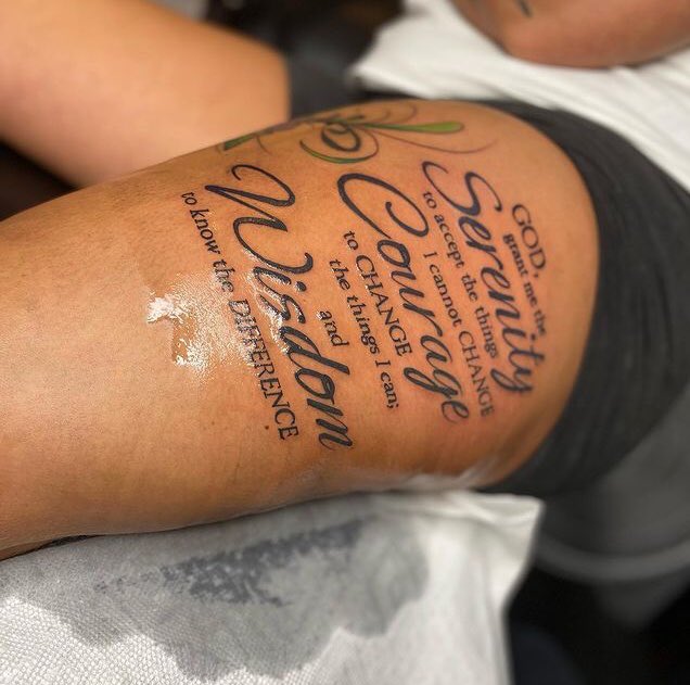 10 Best Serenity Prayer Tattoo Ideas Collection By Daily Hind News