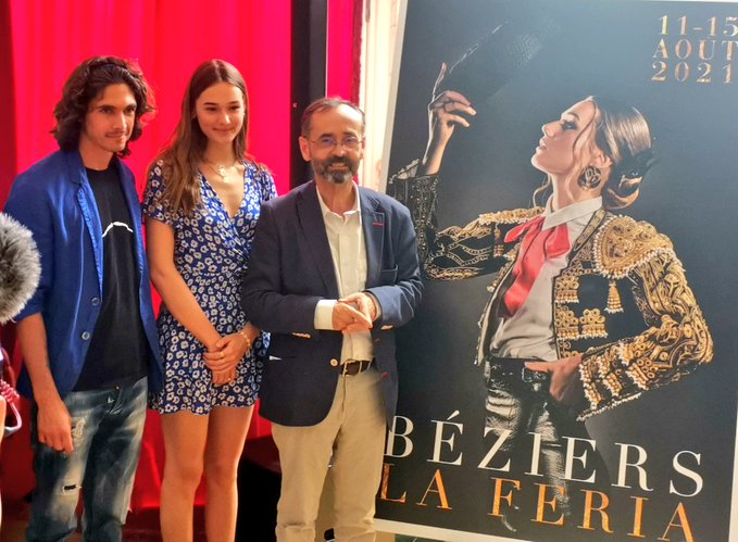 Beziers FRA presentación de los carteles de la Feria 2021, @castella_gm ya como coempresario, buenas combinaciones cuatro corrida, una de ellas mixta y dos novilladas del 12 al 15 de agosto. AQUI los tienes portaltaurino.net/enciclopedia/d…