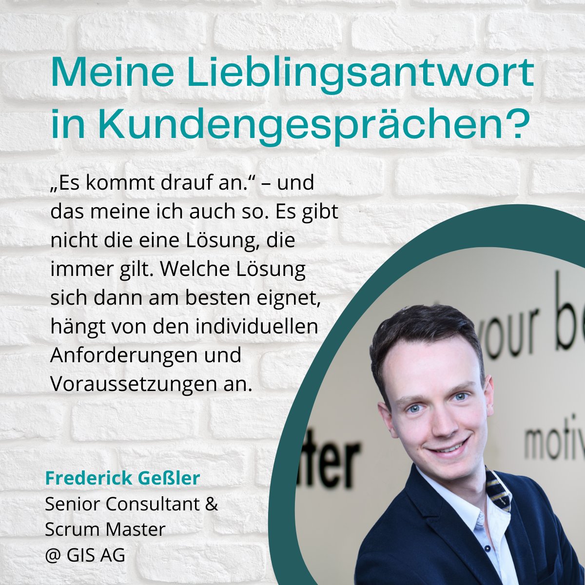 Hey Frederick, was machst du bei der #GIS?
"Ich unterstütze Unternehmen dabei, Projekte #agil zu gestalten und zeige ihnen, wie sie die IT und Nutzenden nachhaltig entlasten können. Wie das gehen kann, habe ich in meinem ersten #Blogbeitrag ausgeführt"  new-workplace.de/endpointmanage…