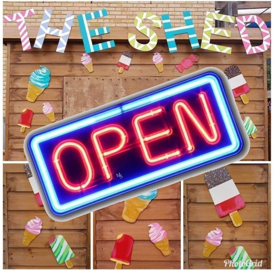 Hooray! The sun has got his hat on 😎 (well shades actually!) here at KBA! To help you cool down, we are back at The Shed selling ice creams and lollys from 30p! Open tomorrow from 3pm. Don't forget your pennies! 🍦😁❤️💙💚💛