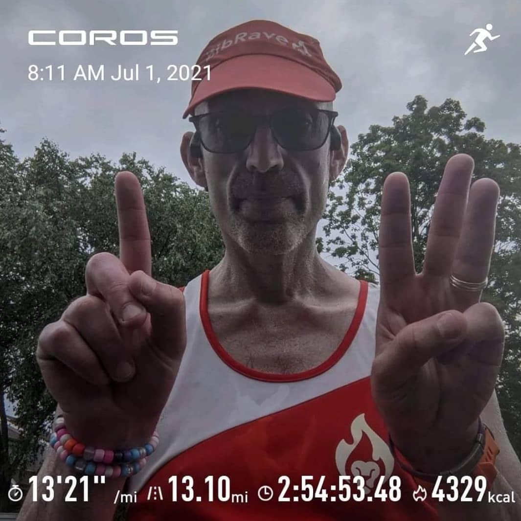 CTRunner21's tweet photo. #RunWithAdam @native_women_running #215children #182children #neveragain #neverforget #indigenous #indigenouschildren #indigenousland #residentialschools #onetribe #runinprayer #canadaday #july4th 13.1 miles for those who were taken from their families, abused, and silenced. https://t.co/1owU61sloL