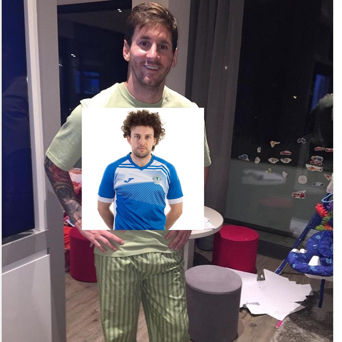 FinnHarpsFC's tweet photo. Everyone in our replies: sign messi

Messi’s pyjamas: https://t.co/nKrPgbx6G6